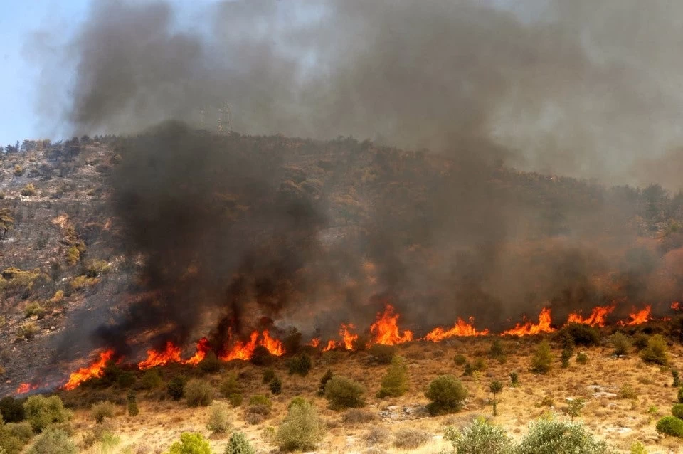 Μεγάλη πυρκαγιά στην Ανατολική Μάνη